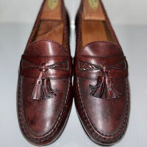 Allen Edmonds Maxfield Tassel Loafer, Men's 10D, Brown/chili
